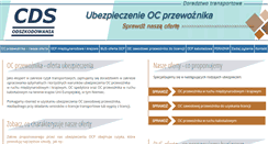 Desktop Screenshot of oc-przewoznika.info